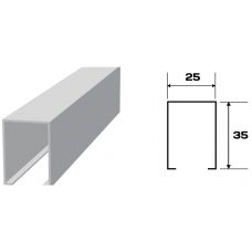 Реечный потолок «Кубообразная рейка» A25/35S (комплект) 