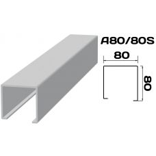 Реечный потолок «Кубообразная рейка» A80/80S (комплект) 