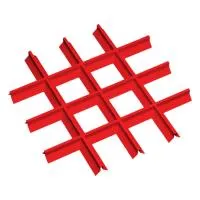 Грильято Пирамидальный ячейка 150х150мм, окраска по RAL, высота 35 мм, ширина 10 мм