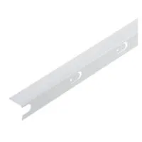 Профиль угловой с фиксатором PL 25х25х3000 мм белый матовый оцинкованный