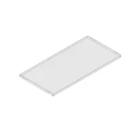 Подвесной потолок Армстронг Rv-Clip Plain Bioguard белый 1200x600х40мм (кромка без фаски)