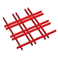 Грильято Нестандартная ячейка Модель 2 ячейка 150х50мм, окраска по RAL, высота 30 мм, ширина 5 мм