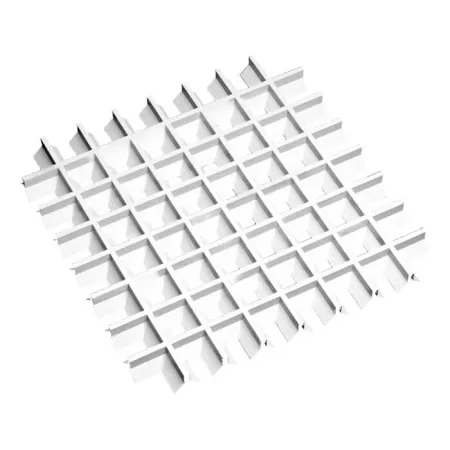 Грильято Пирамидальный ячейка 75х75мм, суперхром, высота 42.5 мм, ширина 10 мм