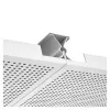 Кассетный потолок Алебс AP300*300АС/45° белый матовый Эконом перфорация F d=0,75