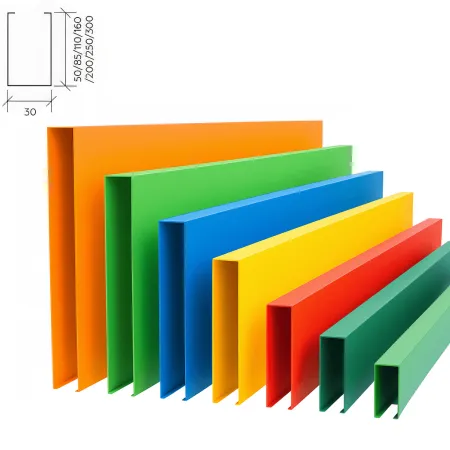 Рейка кубообразная Албес A50S оцинкованная Lite окраска по РАЛ