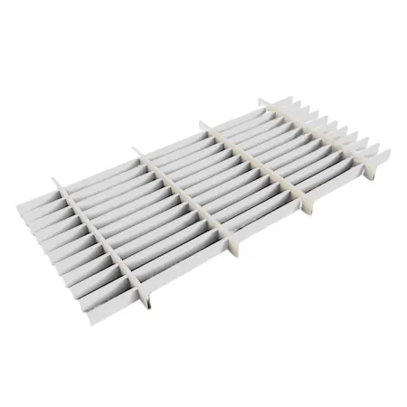 Грильято Жалюзи ячейка 300x50 мм, белый матовый, высота 30 / 50 мм, ширина 10 мм