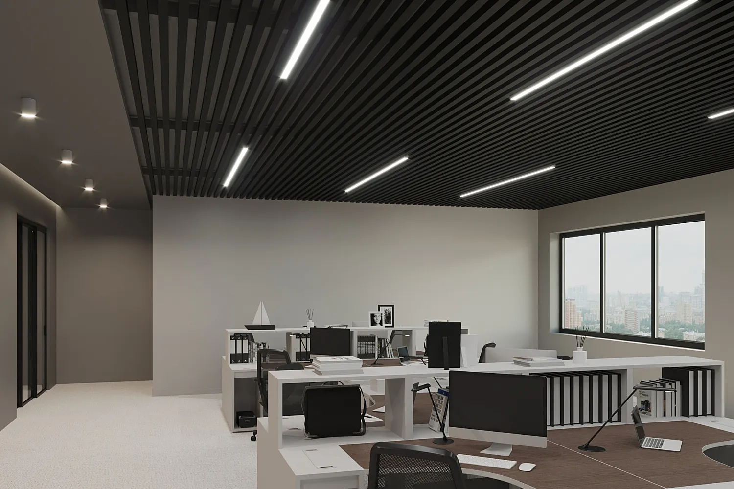 Рейка кубообразная ALDOX 50х70(h), оц. сталь 0.4, L=3000 мм, белый