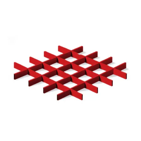 Грильято ячейка 120x120, высота 50 мм, ширина 10 мм, окраска по RAL