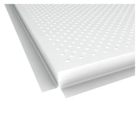 Кассетный потолок Албес AP600A6/45°/Т-24 Tegular 24 белый матовый перфорация F d=1,5 Эконом