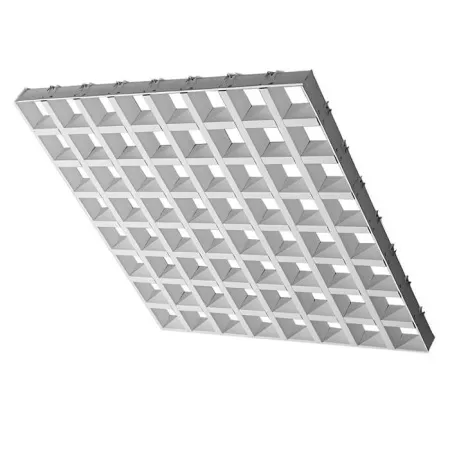 Грильято GL-15 ячейка 75x75, высота 37 мм, ширина 15 мм, металлик матовый