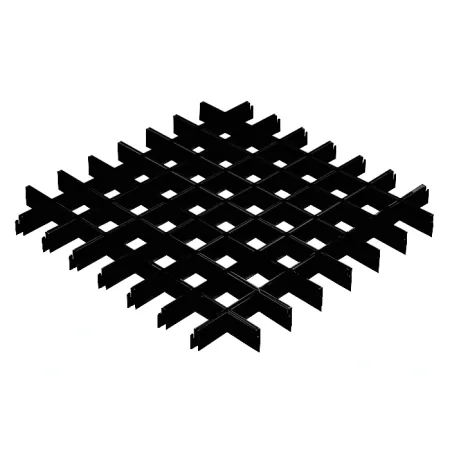 Грильято ячейка 60х60, высота 30 мм, ширина 5 мм, черный