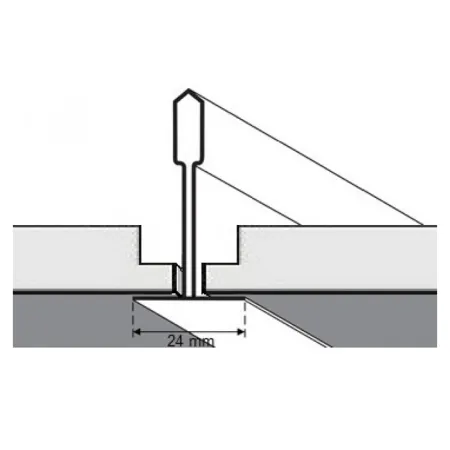 Кассетный потолок Албес AP600 Line / Board белый матовый Medical Ingermax