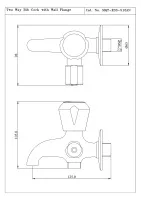 Настенный кран с дивертором Essco Marvel MQT-CHR-512ANKN Хром