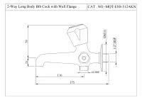Двухсторонний кран Essco Marvel MQT-CHR-512AKN с дивертором Хром