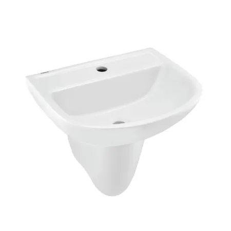 Раковина Essco Elements ECS-WHT-813 Белая с пьедесталом