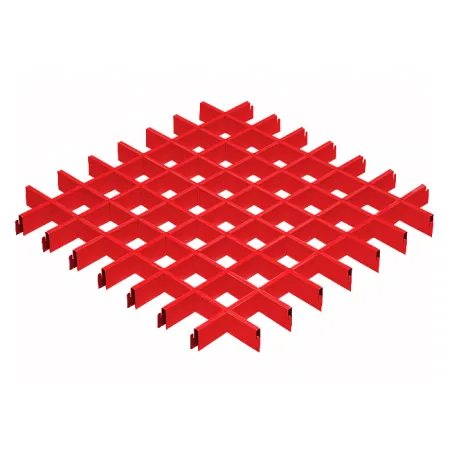 Грильято ячейка 60х60, высота 40 мм, ширина 10 мм, Палитра RAL