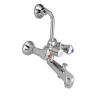 Смеситель для ванны и душа 3-в-1 с ручным и верхнем душем Essco Tropical TQT-CHR-519 Хром
