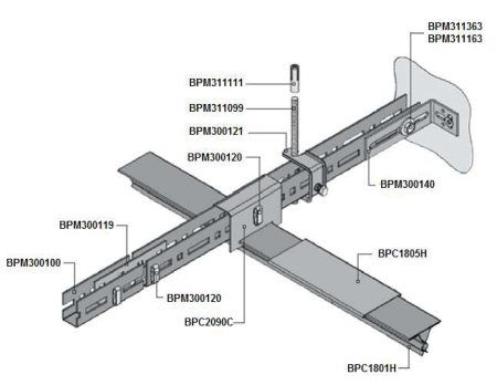 Подвесной потолок Армстронг V-Clip Plain белый 1200x300х40мм перфорация Rd1509 с флисом