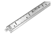 Подвесная система Албес T-24 Click Prim рейка несущая высота профиля 38мм, длина 3700мм, белый матовый Подвесная система Албес T-24 Click Prim рейка несущая высота профиля 38мм, длина 3700мм, белый матовый