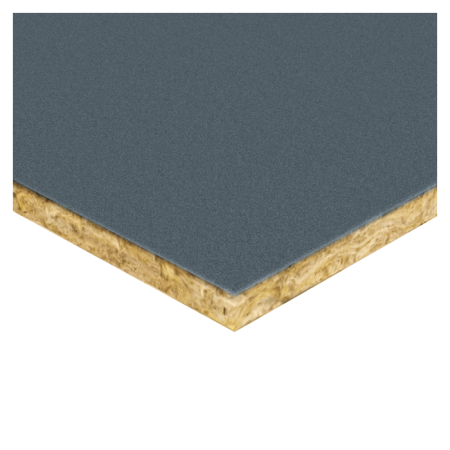 Потолочная плита Рокфон Колорол A15/24 Антрацитово-серый 600x600x15 купить в #REGION_NAME_PP# | Авангард